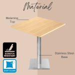 [Custom Made] SAVOR Square Cafe Table - Image 3