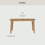 WOVEN 120+30cm Extension Table-3 Colors - Image 10