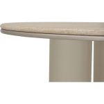 HIRO D80cm Round Coffee Table-Beige - Image 4
