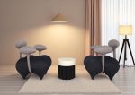 BALLON Designer Lounge Chair-Grey - Image 4