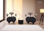 BALLON Designer Lounge Chair-Grey - Image 5