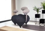 BALLON Designer Lounge Chair-Grey - Image 7