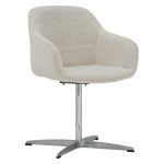 HEDI Swivel Arm Chair-Cream - Image 13