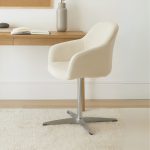 HEDI Swivel Arm Chair-Cream - Image 15