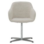 HEDI Swivel Arm Chair-Cream - Image 2