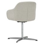 HEDI Swivel Arm Chair-Cream - Image 16