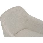 HEDI Swivel Arm Chair-Cream - Image 8