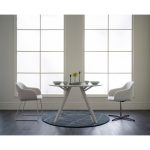 HEDI Swivel Arm Chair-Cream - Image 10