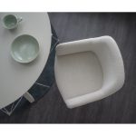 HEDI Swivel Arm Chair-Cream - Image 12