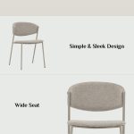 KOBY 4 Seater Dining Set-Beige - Image 10