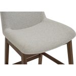 ARDON 24 Inch Bar Chair-Light Grey - Image 7