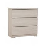 DERBY 3 Drawers Chest-White Wash - Image 6