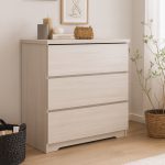 DERBY 3 Drawers Chest-White Wash