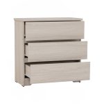 DERBY 3 Drawers Chest-White Wash - Image 3