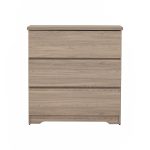 DERBY 3 Drawers Chest-Sonoma Oak - Image 5