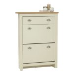 FABO Space Saver Flip Door Shoe Cabinet-Ivory - Image 7