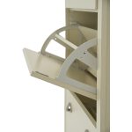 FABO Space Saver Flip Door Shoe Cabinet-Ivory - Image 11