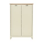 FABO 2 Door Shoe Cabinet-Ivory - Image 6