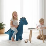 Youthopia DINOSAUR Kids Plush Stool- 2 Colors