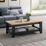 ANEESA 120cm Coffee Table-Grey - Image 7