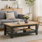 ANEESA 120cm Coffee Table-Grey