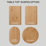 [Customisation] THERESA Full Solid Wood Dining Table - Image 4