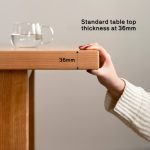 [Customisation] THERESA Full Solid Wood Dining Table - Image 8
