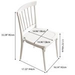 ASHTON Mid-Century Plastic Chair- 4 Colors - Image 7