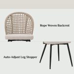 ALLUR Olefin Rope Dining Chair-Grey - Image 8