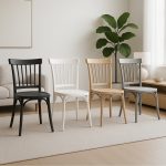 ASHTON Mid-Century Plastic Chair- 4 Colors