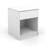 CALISTA 1 Drawer Bedside Table-4 Colors - Image 2
