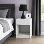 CALISTA 1 Drawer Bedside Table-4 Colors - Image 5
