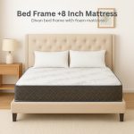 [Package] CARINA Bed With 8 Inch Foam Mattress-2 Sizes