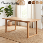 [Customisation] THERESA Full Solid Wood Dining Table