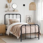 DOMEE Single Metal Bed Frame-Black - Image 2