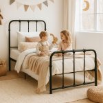 DOMEE Single Metal Bed Frame-Black