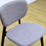 ELDA 6 Seater Sintered Stone Dining Set-Grey - Image 8