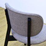 ELDA 6 Seater Sintered Stone Dining Set-Grey - Image 11