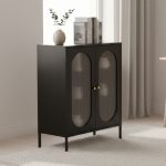 ESME 80cm Full Steel Storage Cabinet-Black