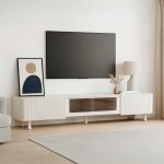 EDITH 200cm Ceramic Top TV Cabinet-White