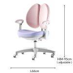 F3P Ergonomic Kids Study Chair-Pink - Image 5