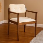 GOVIN Dining Arm Chair-Walnut - Image 6