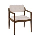GOVIN Dining Arm Chair-Walnut - Image 5