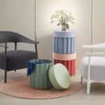 JELLYBEAN Colorful Plastic Storage Round Stool-4 Colors - Image 4