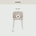 KENZY 4 Seater Dining Set-Beige - Image 7