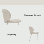 KENZY 4 Seater Dining Set-Beige - Image 5