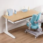 L23S 100-120cm Ergonomic Kids Study Desk-Oak - Image 8