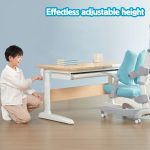 L24S 100cm Ergonomic Kids Study Desk-Oak - Image 11