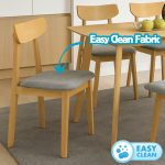 LYDIA 6 Seater Dining Set-Natural - Image 2