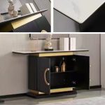 MATILDA 150cm Sintered Stone Console Cabinet-2 Colors - Image 2